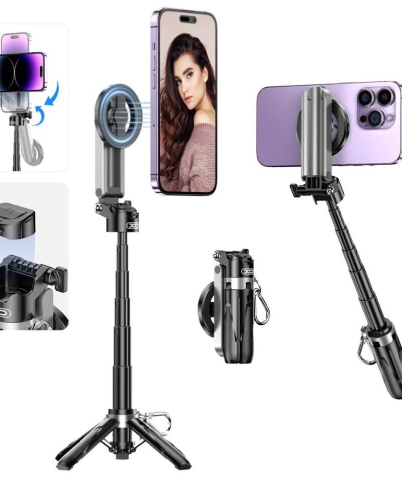 Alternative view of Palo selfie Bluetooth mini 4 en 1 magnético XO-SS22