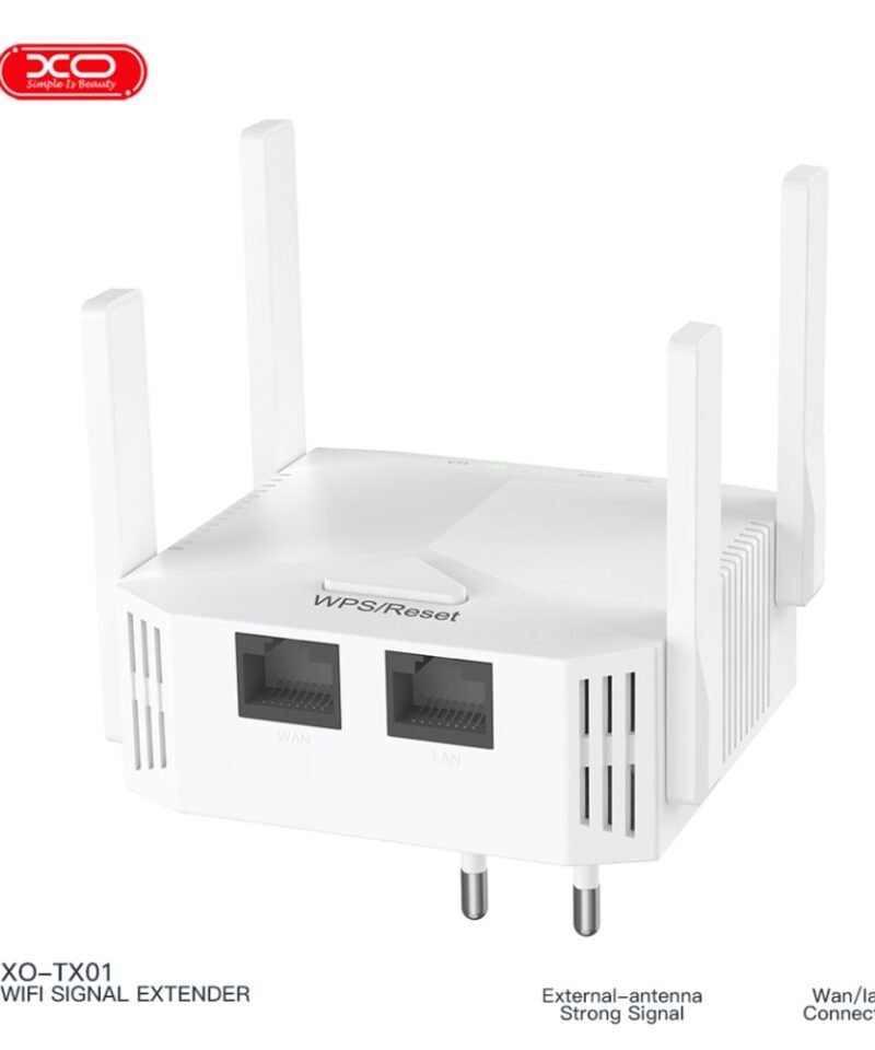 Repetidor y router WiFi 2 en 1 XO-TX01 (EU) 1200M