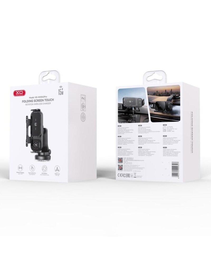 Cargador inalámbrico de coche XO-WX042 15W