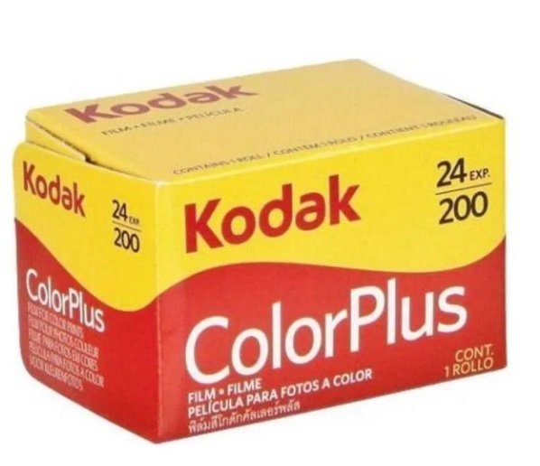 Carrete fotográfico Kodak ColorPlus 200 de 35 mm (135) con 24 exposiciones