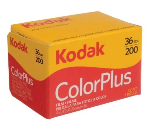 Carrete fotográfico Kodak ColorPlus 200 de 35 mm (135) con 36 exposiciones
