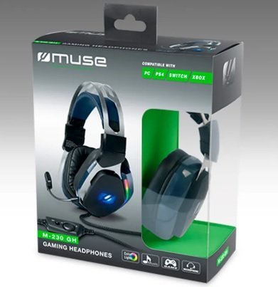 Auriculares gaming Muse M-230GH con micrófono