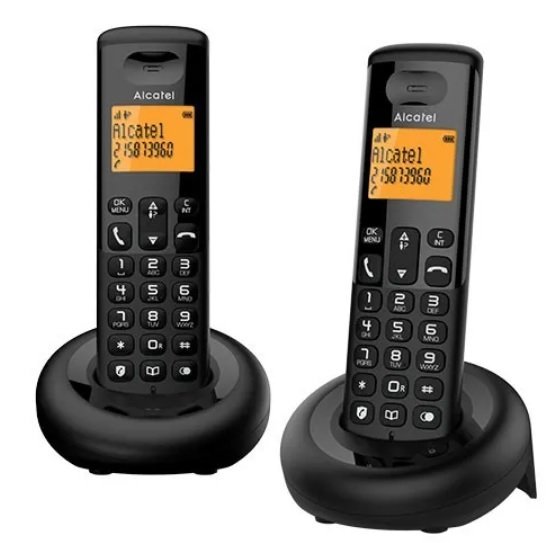 Teléfono fijo inalámbrico DECT Alcatel E160 Dúo (2 terminales)
