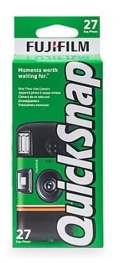 Cámara desechable de un solo uso Fujifilm QuickSnap Flash con 27 exposiciones