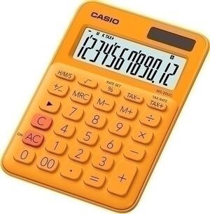 Calculadora de sobremesa Casio MS-20UC de 12 dígitos en amarillo