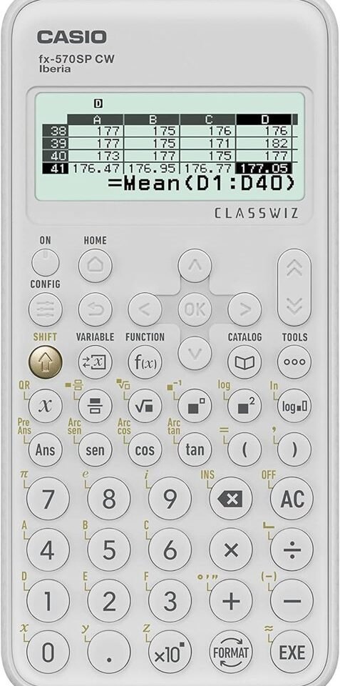 Calculadora científica Casio FX-570SP CW ClassWiz (edición Iberia)