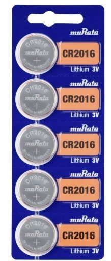 Pila botón CR2016 3 V Murata