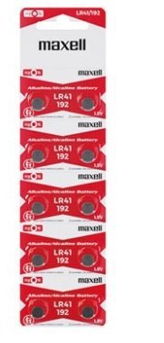 Pila botón LR41 1.5 V Maxell
