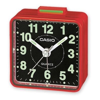 Despertador analógico Casio TQ-140 - Rojo
