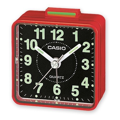 Despertador analógico Casio TQ-140 - Rojo