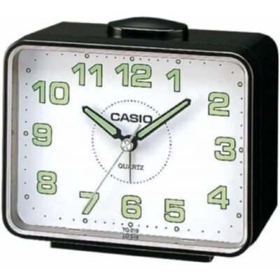 Despertador analógico Casio TQ-218 - Negro