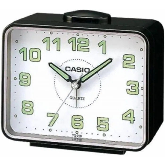 Despertador analógico Casio TQ-218 - Negro