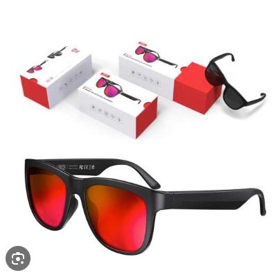 E6 Gafas smart audio rojo XO