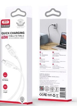 Cable XO NBQ236B USB-C 60W - Blanco