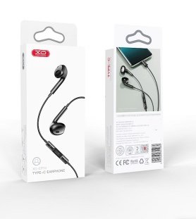 Auriculares XO EP74 USB-C - Negro