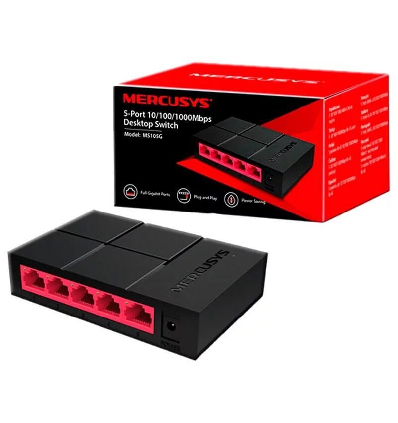 Switch de sobremesa Mercusys MS105G
