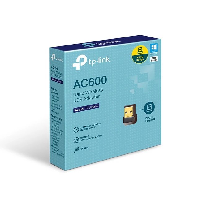 Adaptador USB WiFi TP-Link Archer T2U Nano