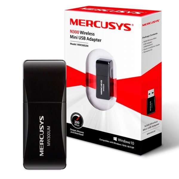 Adaptador USB WiFi Mercusys MW300UM