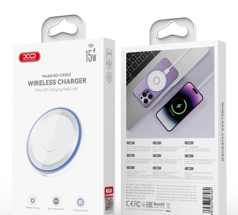 Cargador XO CX042 15W