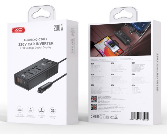 Accesorio de coche XO CZ027 200W