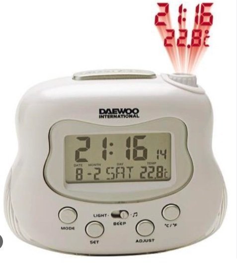 Radio despertador Daewoo DCP-225