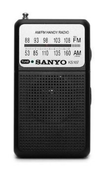 Radio de bolsillo Sanyo KS107