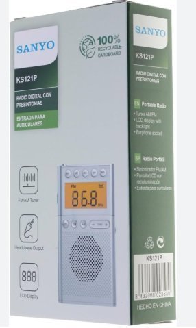 Radio digital de bolsillo Sanyo KS121