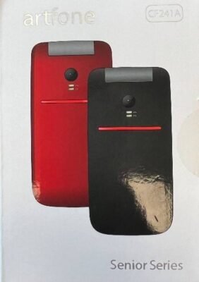 Teléfono móvil con tapa Artfone CF241A rojo