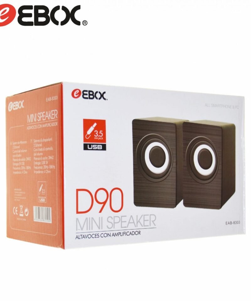 EAB8303 D90 Altavoces Amplificador Mini