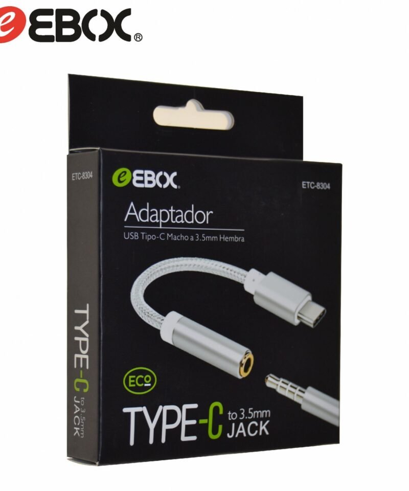 ETC8304 Adaptador Type-C a Jack 3.5MM