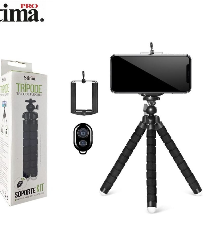 SKT9502 Tripode Flexible con Mando BT Wireless