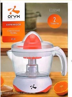 Exprimidor de cítricos eléctrico Oryx EEL1264B