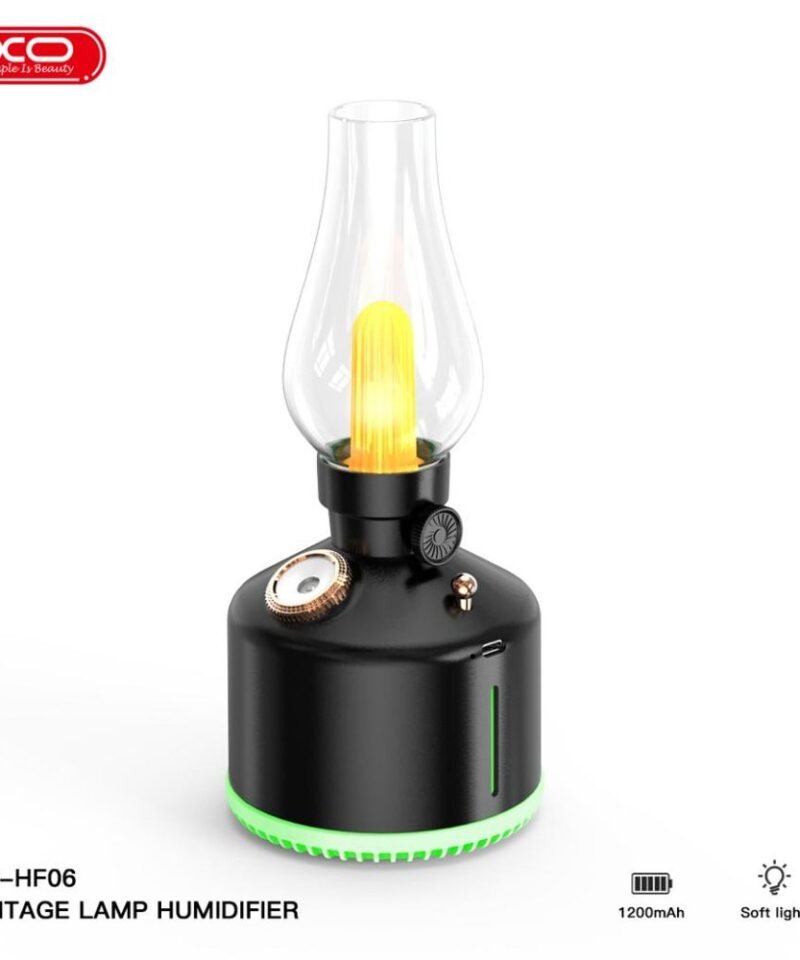 Humidificador HF06 estilo quinqué con luz