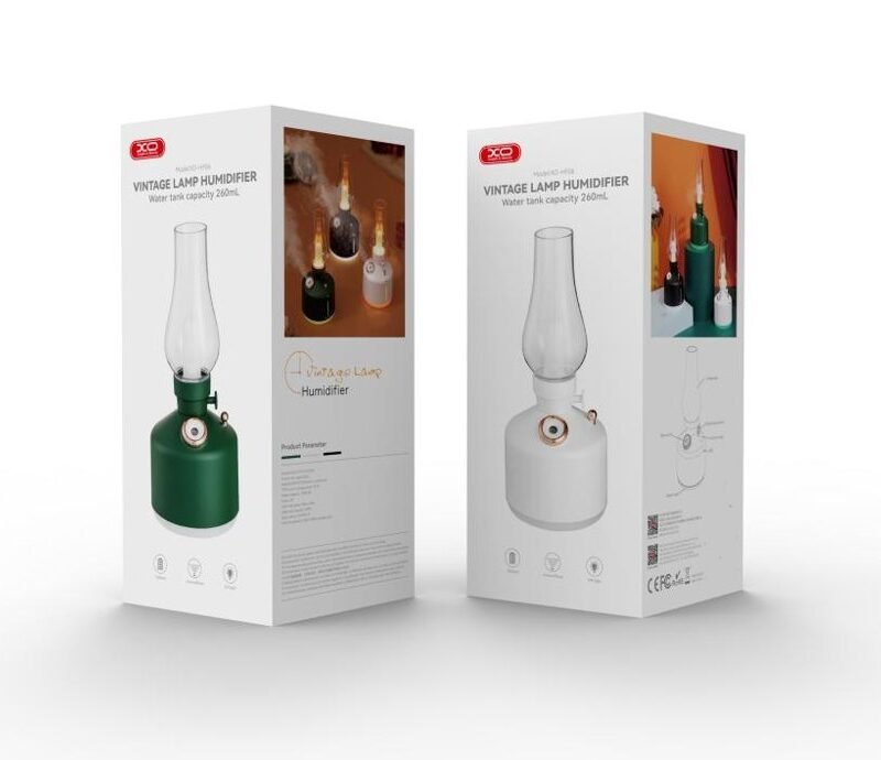 Humidificador HF06 estilo quinqué con luz - Imagen 2