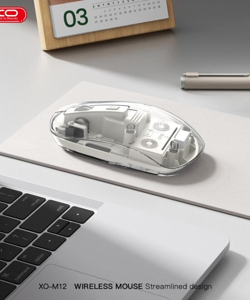 Ratón Bluetooth M12 transparente