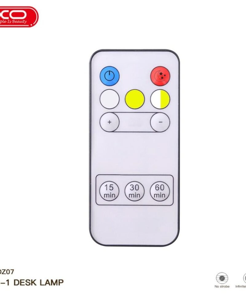 Lámpara de escritorio OZ07 tricolor con mando