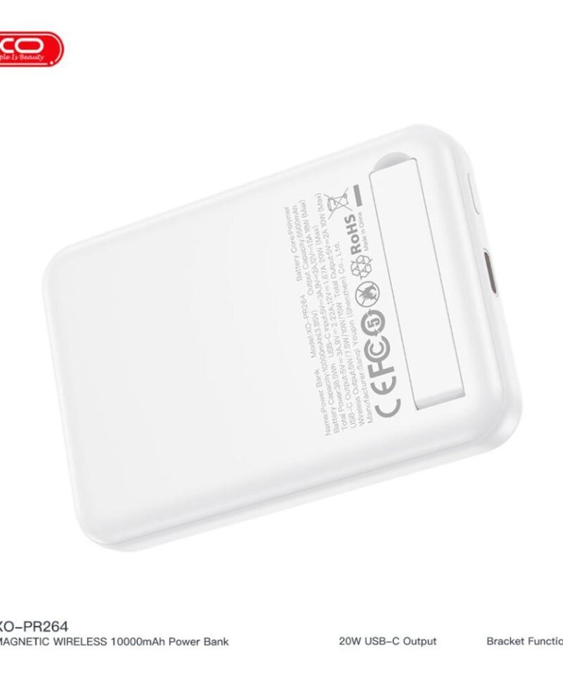Alternative view of Power bank magnético PR264 10000 mAh 15W + PD20W