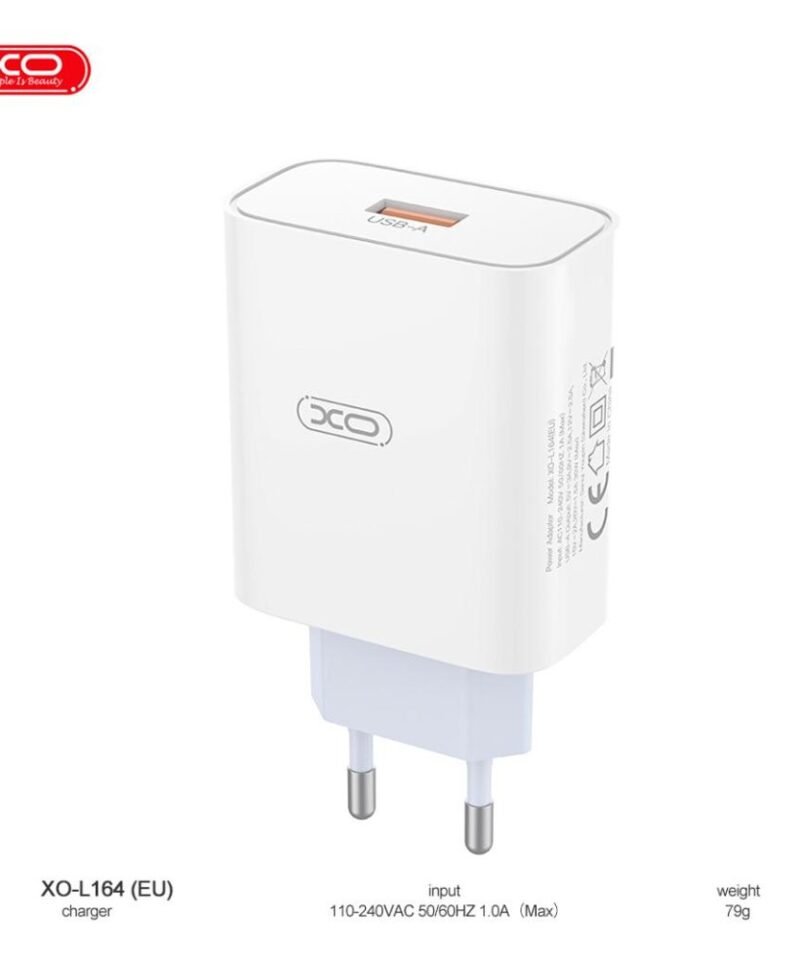 Cargador rápido L164 con cable Type-C (kit Xiaomi)