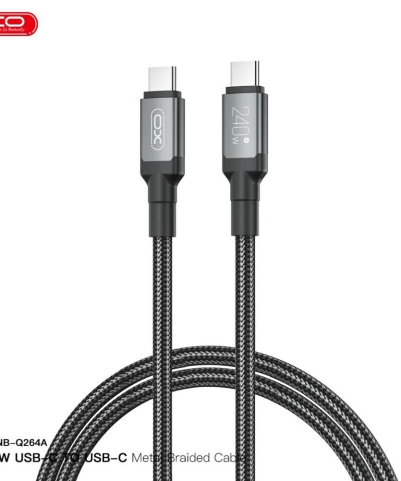 Alternative view of Cable NB-Q264A Type-C a Type-C 240W (1m)