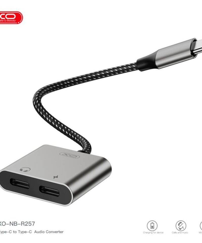 Adaptador NB-R257C Type-C a 3.5mm