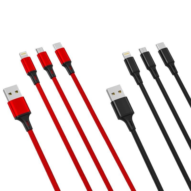 Alternative view of Cable NB173 3 en 1 2.4A (1.2m)