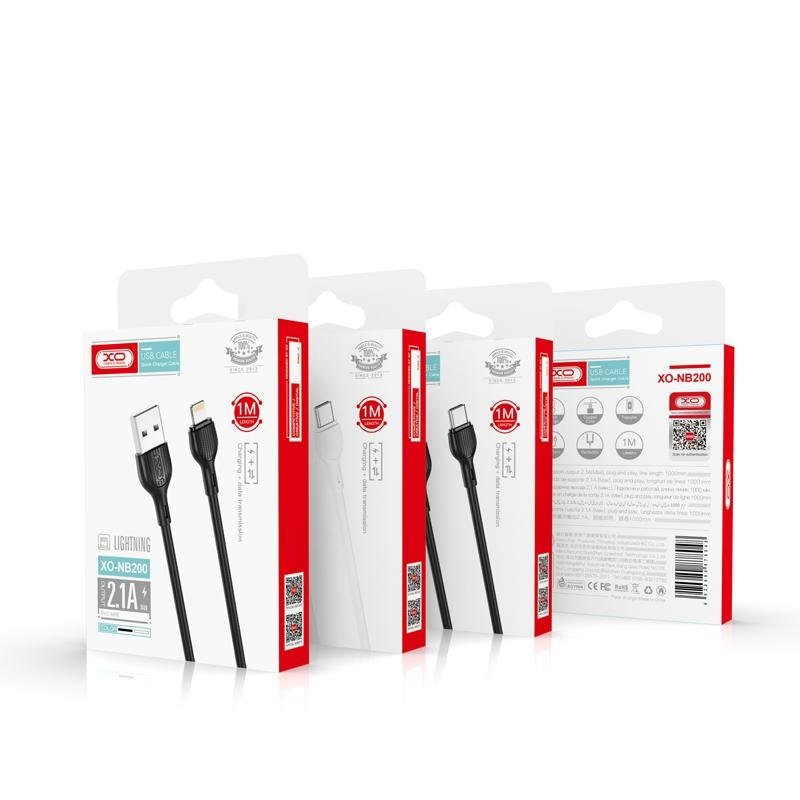 Alternative view of Cable NB200 USB a Lightning 2.1A (1m)