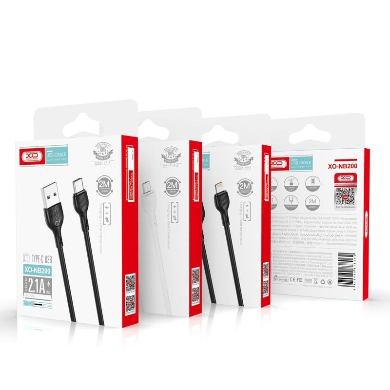 Cable NB200 USB a Lightning 2.1A (2m)