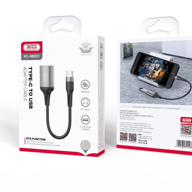 Adaptador OTG NB201 USB 2.0 a Type-C